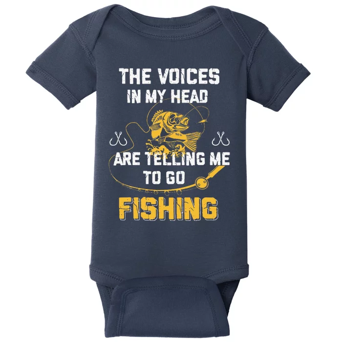 Fishing Gifts Funny Fisherman Baby Bodysuit