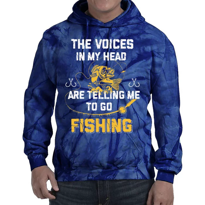 Fishing Gifts Funny Fisherman Tie Dye Hoodie