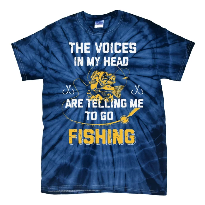 Fishing Gifts Funny Fisherman Tie-Dye T-Shirt