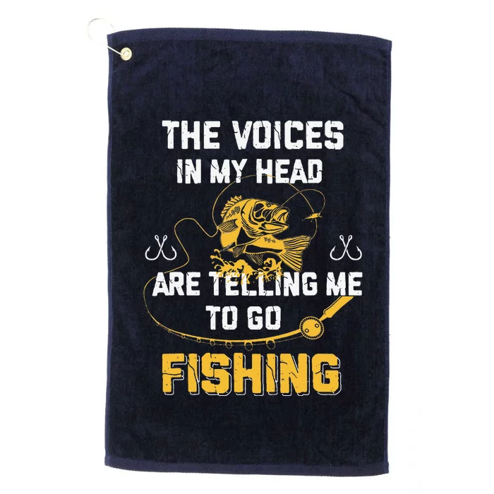 Fishing Gifts Funny Fisherman Platinum Collection Golf Towel