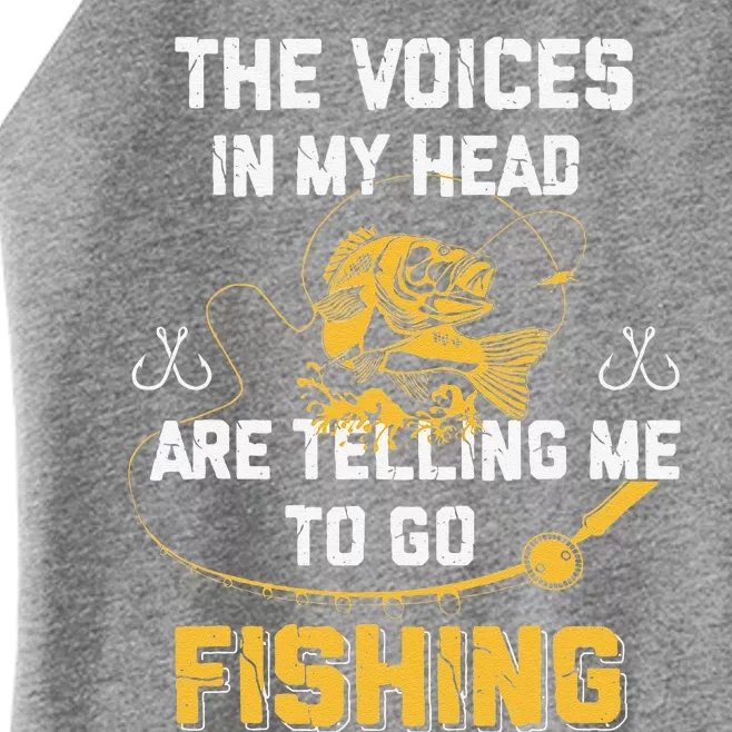 Fishing Gifts Funny Fisherman Women’s Perfect Tri Rocker Tank