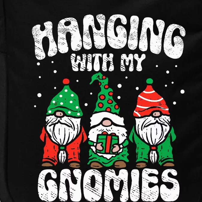 Festive Gnome Family Pajamas for Christmas Impact Tech Backpack