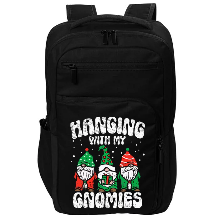 Festive Gnome Family Pajamas for Christmas Impact Tech Backpack