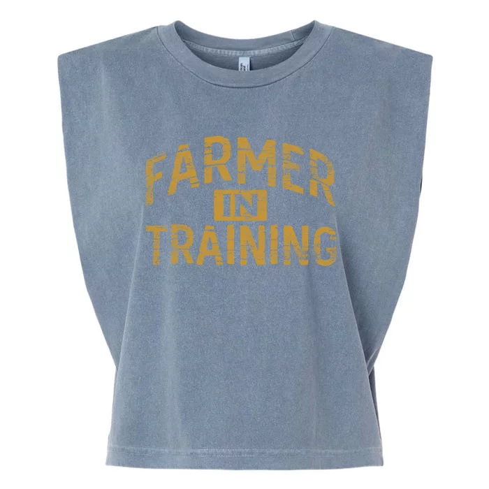 Farm Gift Farming Lover Future Farmer Gift Garment-Dyed Women's Muscle Tee