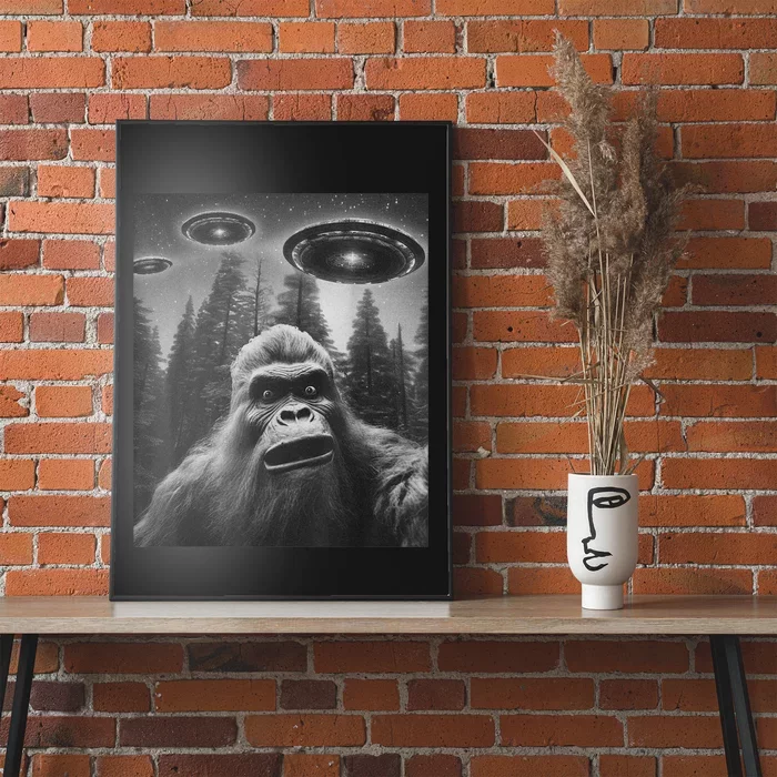 Funny Graphic For Bigfoot Sasquatch Alien Ufo Poster