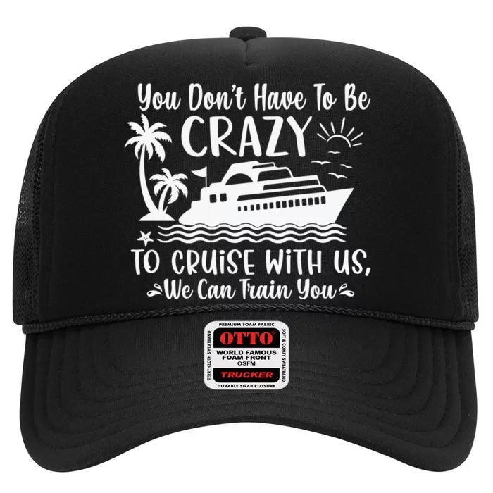 Funny Group Family Cruise Matching High Crown Mesh Trucker Hat