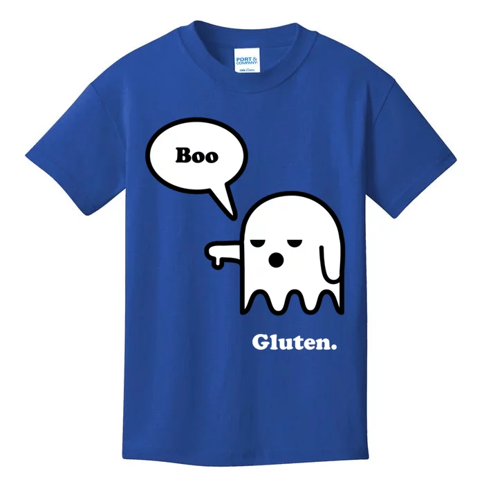 Funny Gluten Free Clothing Halloween Ghost Boo I Hate Gluten Gift Kids T-Shirt