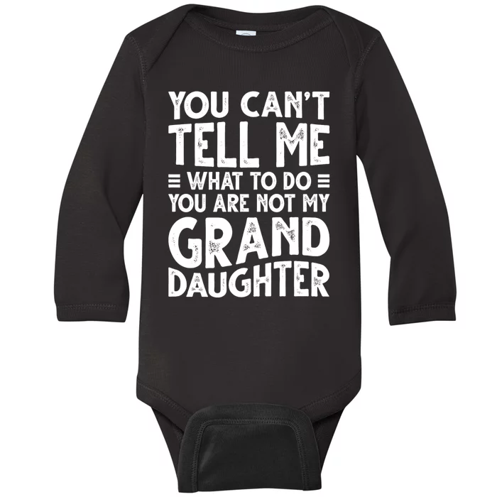 Funny Grandpa For Grandfather Papa Birthday Baby Long Sleeve Bodysuit