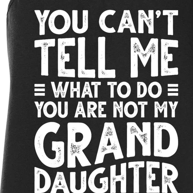 Funny Grandpa For Grandfather Papa Birthday Women's Racerback Tank