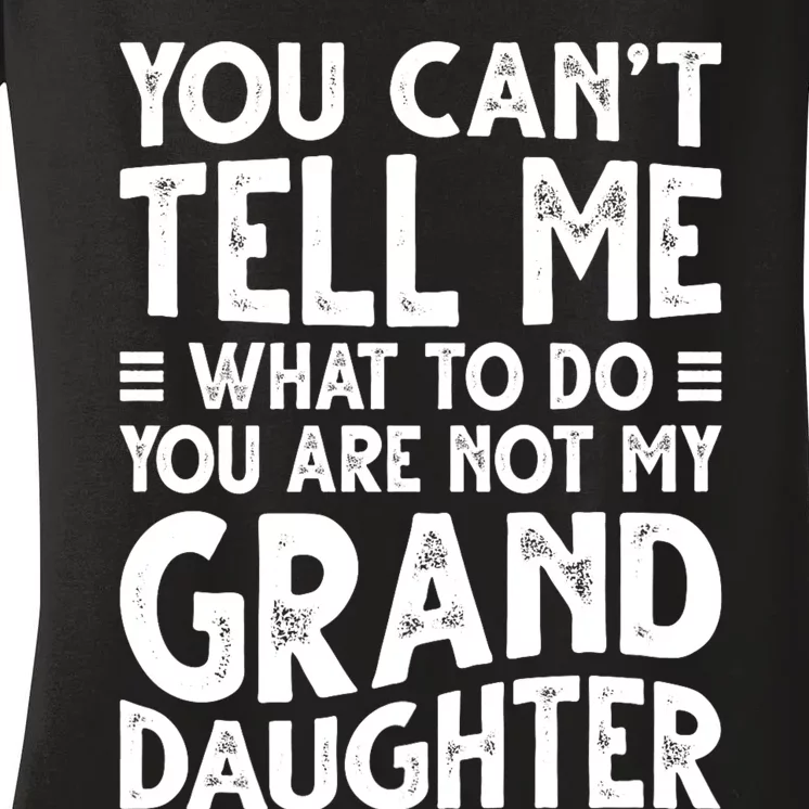 Funny Grandpa For Grandfather Papa Birthday Women's V-Neck T-Shirt