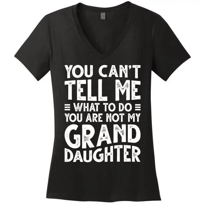 Funny Grandpa For Grandfather Papa Birthday Women's V-Neck T-Shirt