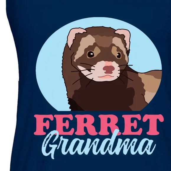 Ferret Grandma Ferrets Owner Ferret Ladies Essential Flowy Tank