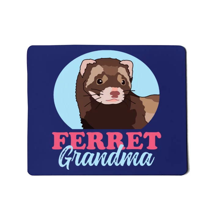 Ferret Grandma Ferrets Owner Ferret Mousepad