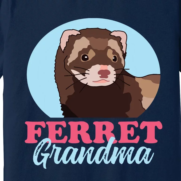 Ferret Grandma Ferrets Owner Ferret Premium T-Shirt