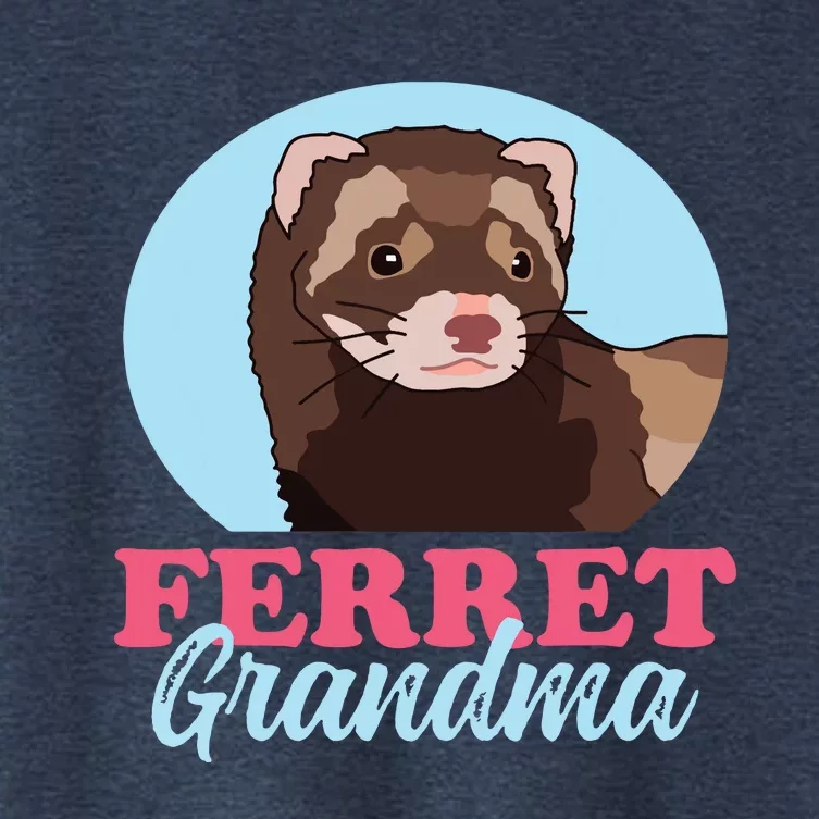 Ferret Grandma Ferrets Owner Ferret Women's Crop Top Tee