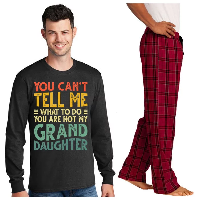 Funny Grandpa For Grandfather Papa Birthday Long Sleeve Pajama Set