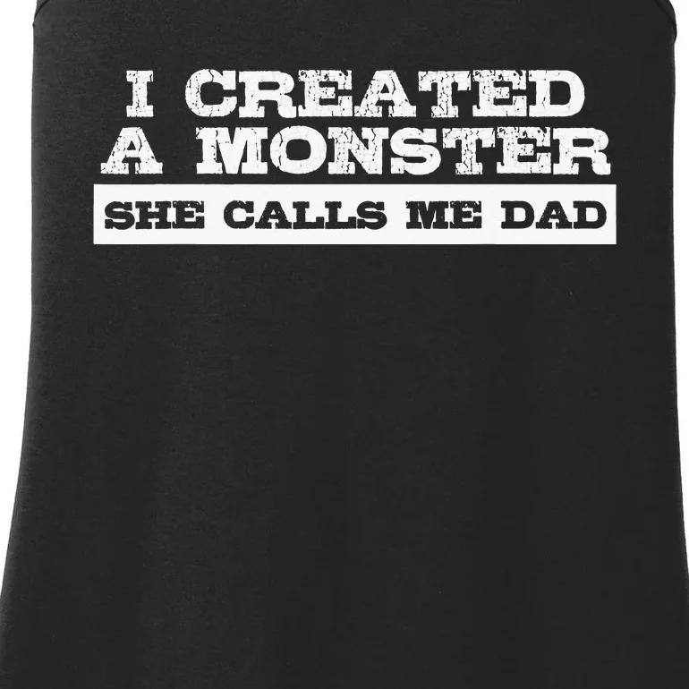 Funny Gift for Dad from Daughter First Father's Day Ladies Essential Tank