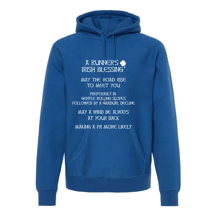 Funny Gift For Runners Irish Blessing For Runners Cute Gift Premium Hoodie