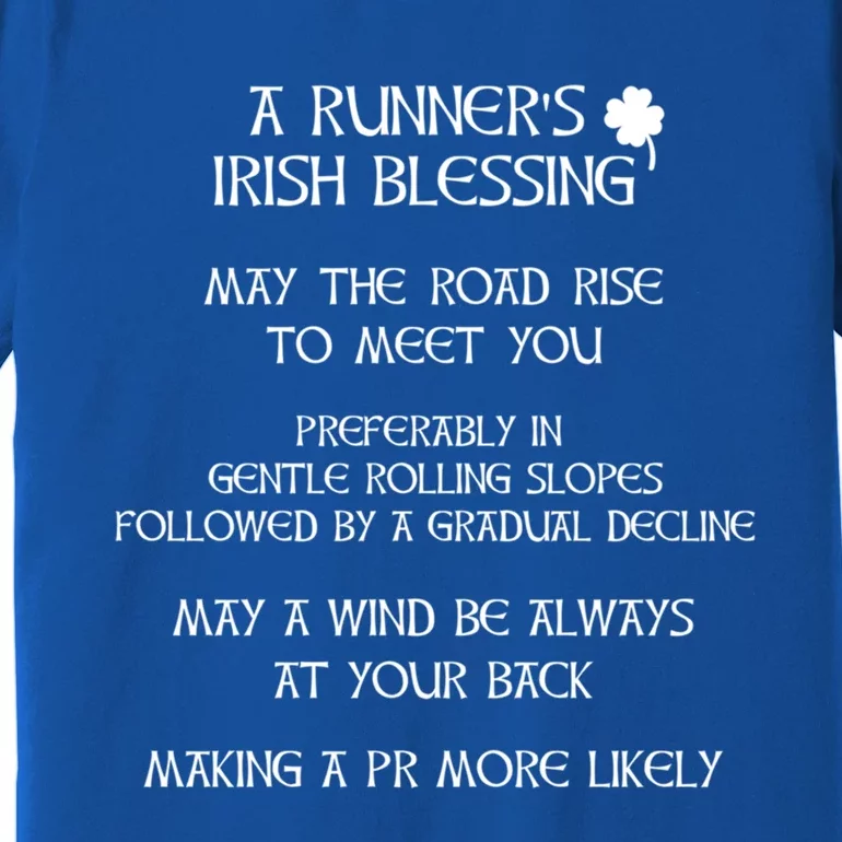 Funny Gift For Runners Irish Blessing For Runners Cute Gift Premium T-Shirt