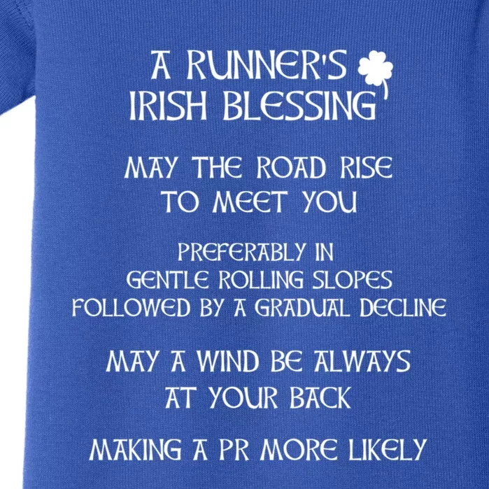 Funny Gift For Runners Irish Blessing For Runners Cute Gift Baby Bodysuit