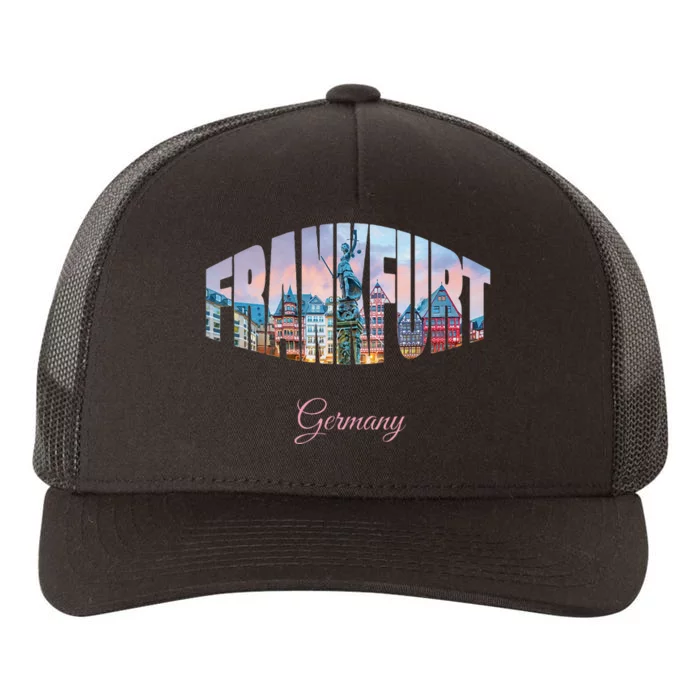 Frankfurt Germany Yupoong Adult 5-Panel Trucker Hat