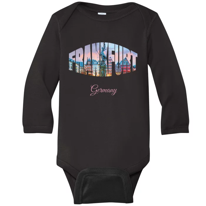 Frankfurt Germany Baby Long Sleeve Bodysuit