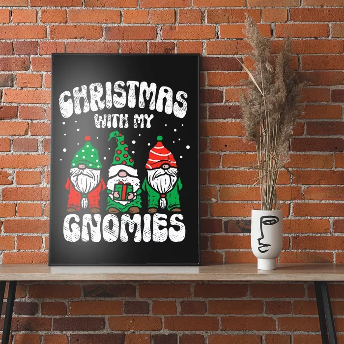 Festive Gnome Family Pajama Set for Christmas Poster