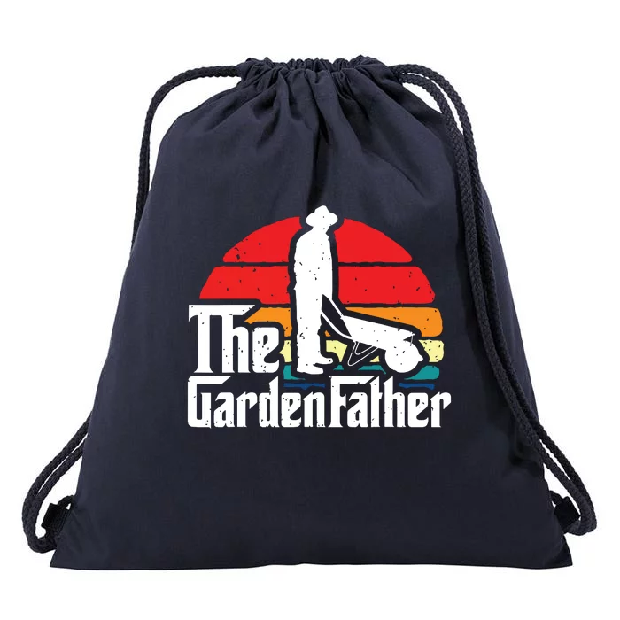 Funny Gardening Funny Dad Gardening Funny Gardener Drawstring Bag