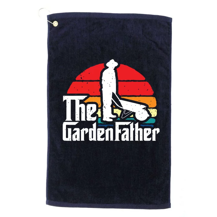 Funny Gardening Funny Dad Gardening Funny Gardener Platinum Collection Golf Towel