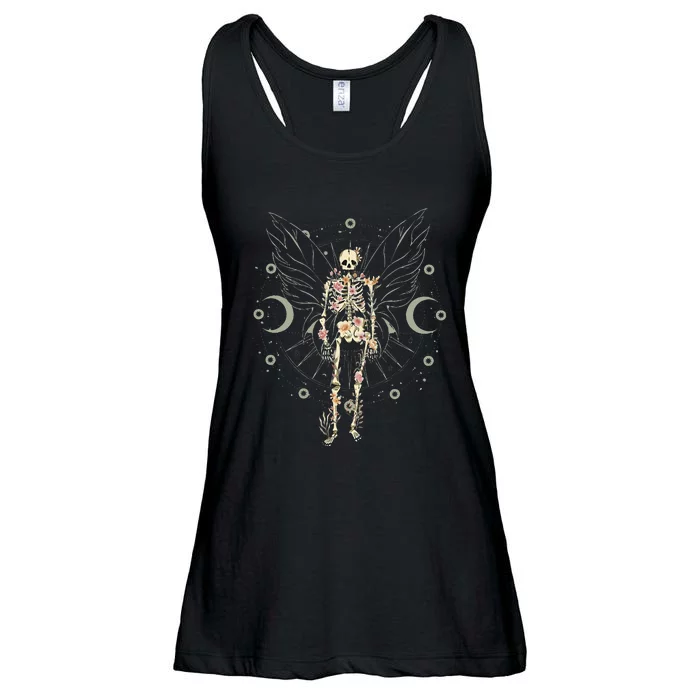 Fairy Grunge Fairycore Aesthetic Butterfly Skeleton Gothic Ladies Essential Flowy Tank