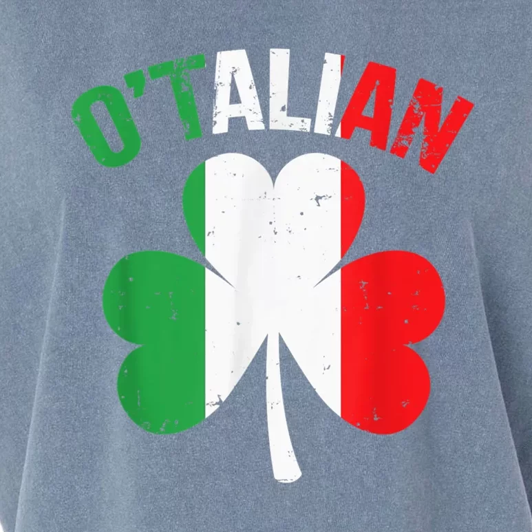 Funny Gift For Saint Patricks Day Irish Italian O'talian Garment-Dyed Women's Muscle Tee