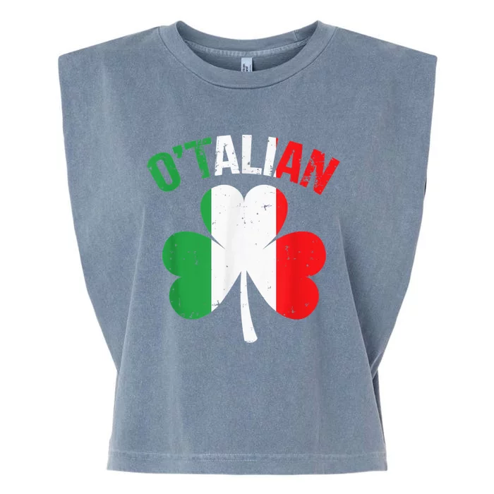 Funny Gift For Saint Patricks Day Irish Italian O'talian Garment-Dyed Women's Muscle Tee