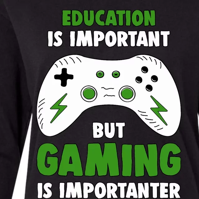 Funny Gamer For Teens Boy Video Gaming Womens Cotton Relaxed Long Sleeve T-Shirt