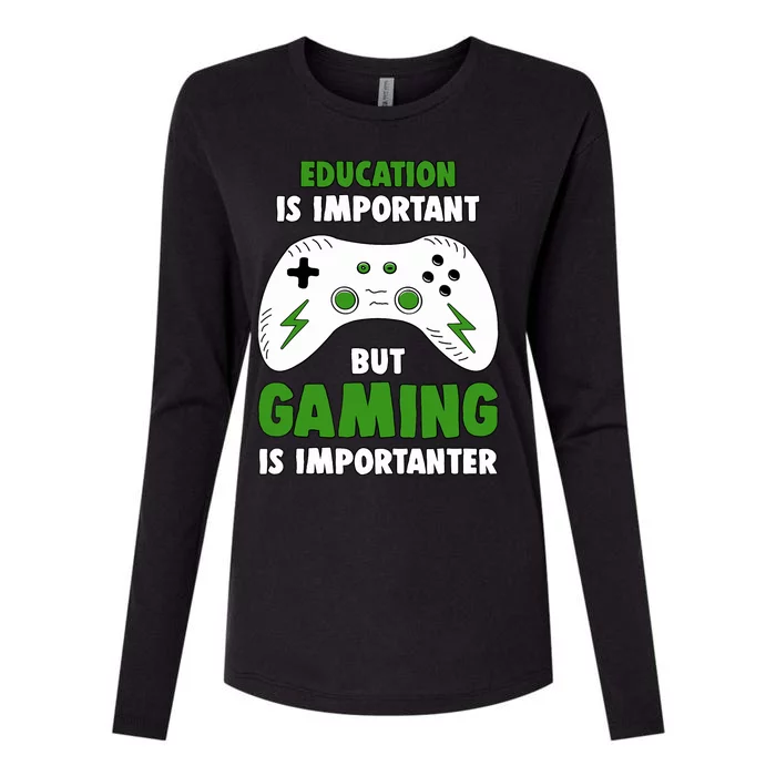 Funny Gamer For Teens Boy Video Gaming Womens Cotton Relaxed Long Sleeve T-Shirt