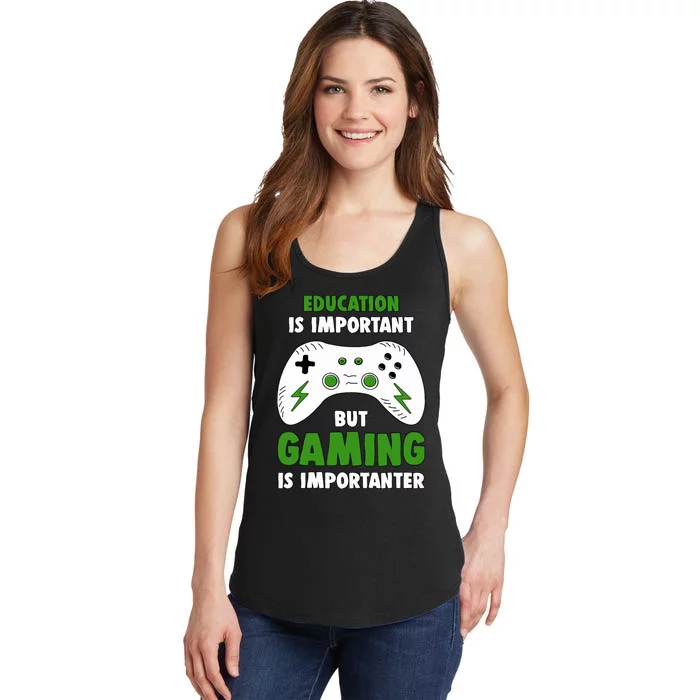 Funny Gamer For Teens Boy Video Gaming Ladies Essential Tank