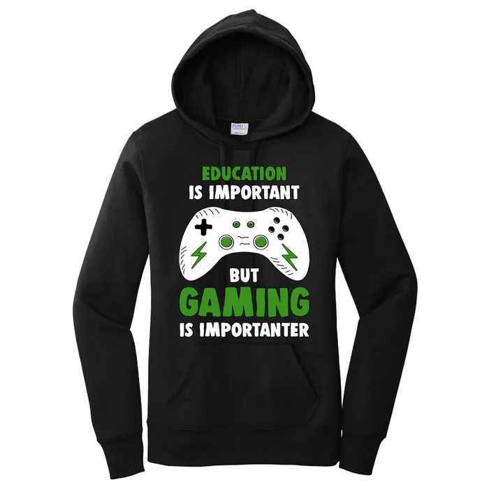 Funny Gamer For Teens Boy Video Gaming Women's Pullover Hoodie