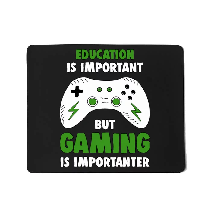 Funny Gamer For Teens Boy Video Gaming Mousepad