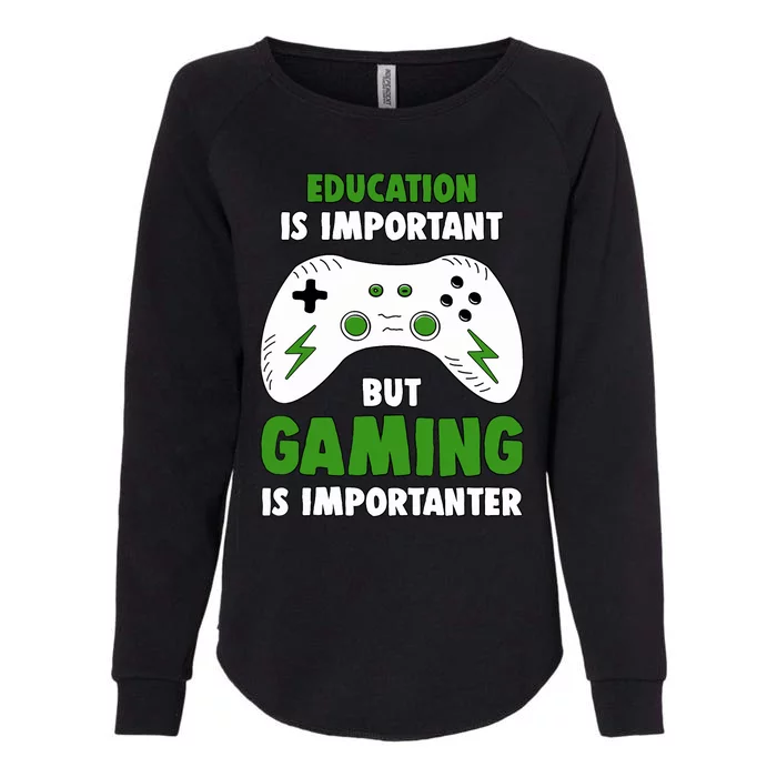 Funny Gamer For Teens Boy Video Gaming Womens California Wash Sweatshirt