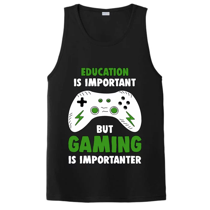 Funny Gamer For Teens Boy Video Gaming Performance Tank