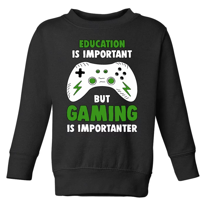 Funny Gamer For Teens Boy Video Gaming Toddler Sweatshirt