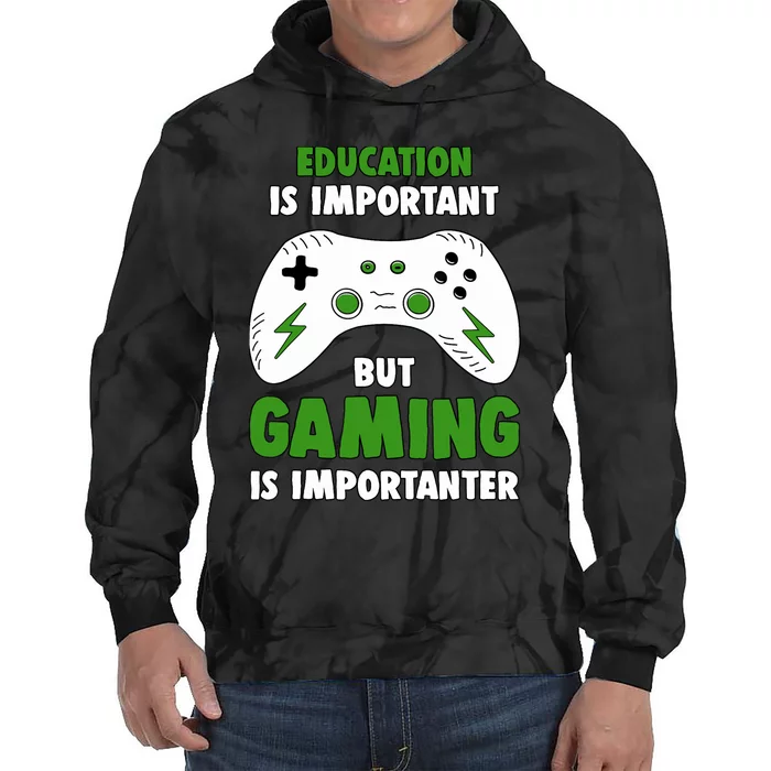 Funny Gamer For Teens Boy Video Gaming Tie Dye Hoodie