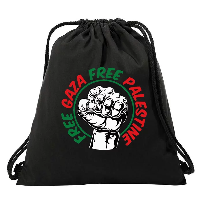 Free Gaza Drawstring Bag