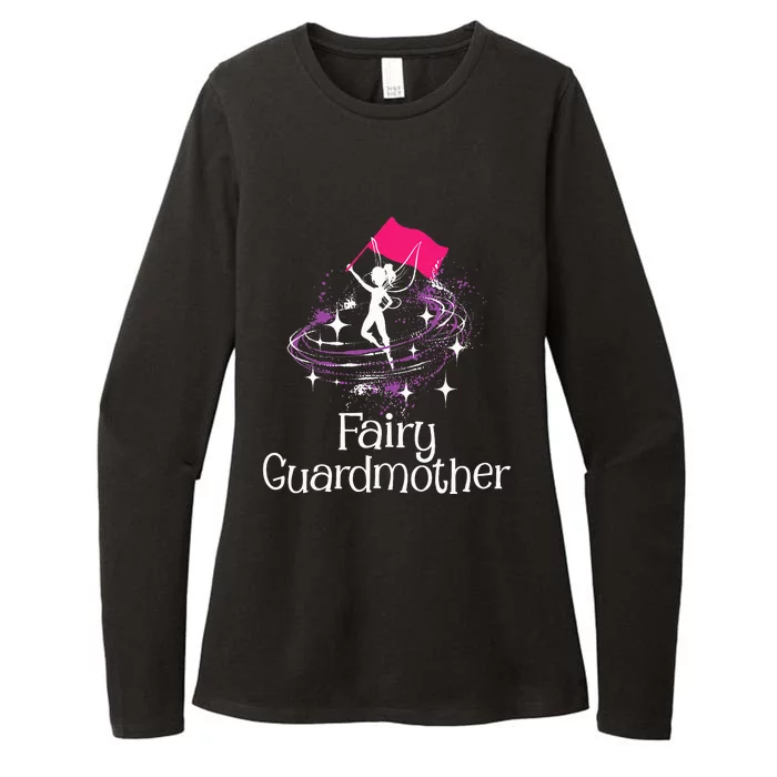 Fairy Guardmother Flag Spinning Winter Guard Colorguard Womens CVC Long Sleeve Shirt