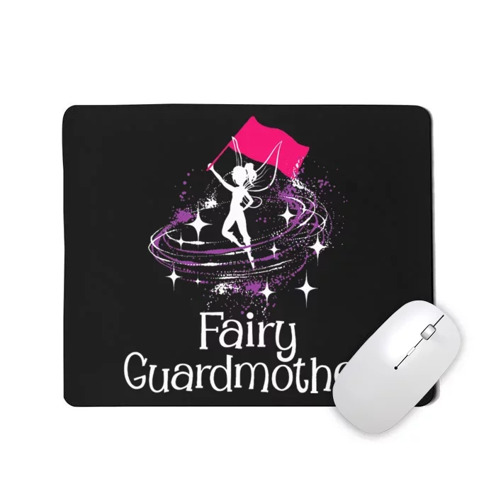 Fairy Guardmother Flag Spinning Winter Guard Colorguard Mousepad