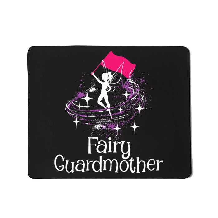 Fairy Guardmother Flag Spinning Winter Guard Colorguard Mousepad