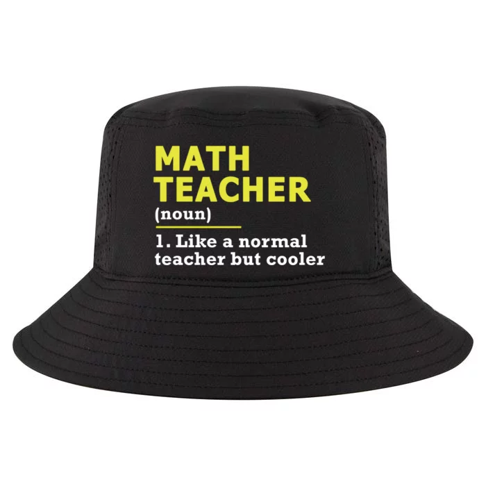 Funny Gift For Math Teachers Cool Math Teacher Cute Gift Blue Small Cool Comfort Performance Bucket Hat