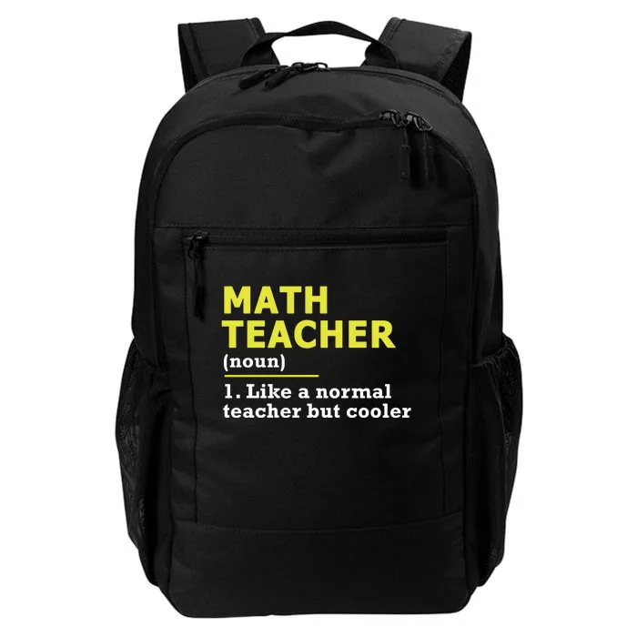 Funny Gift For Math Teachers Cool Math Teacher Cute Gift Blue Small Daily Commute Backpack