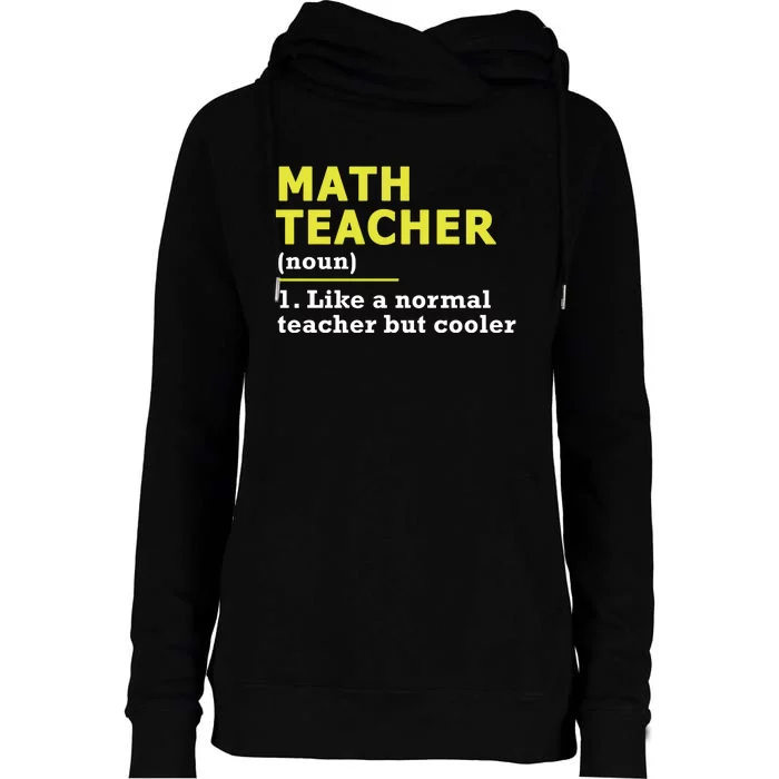 Funny Gift For Math Teachers Cool Math Teacher Cute Gift Blue Small Womens Funnel Neck Pullover Hood