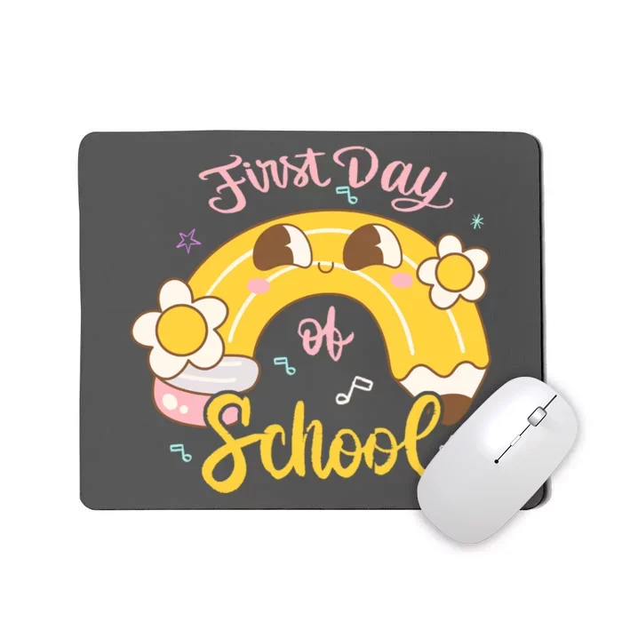 Funny Gift First Day Of School Mousepad