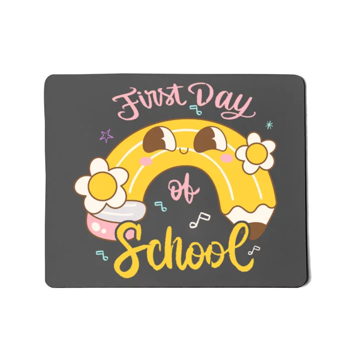 Funny Gift First Day Of School Mousepad